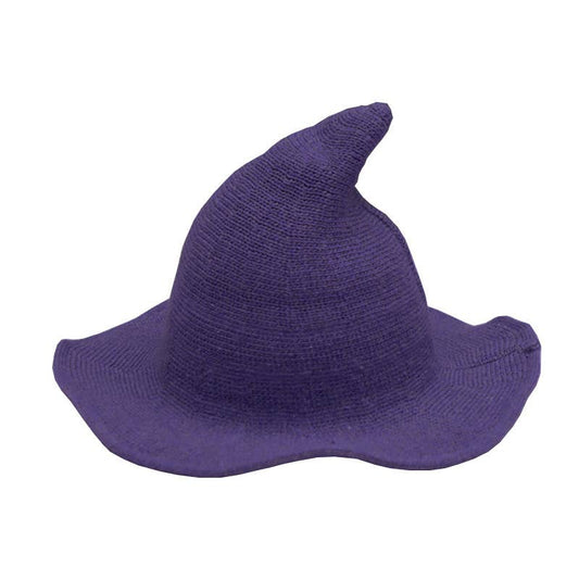 Witch or Wizard Hat: Knitted Wool-free Cap