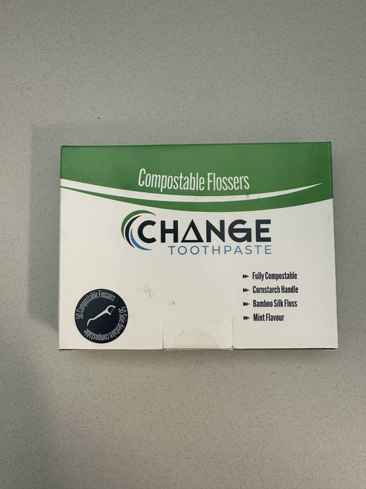 Change Toothpaste - Compostable Flossers - Box of 50