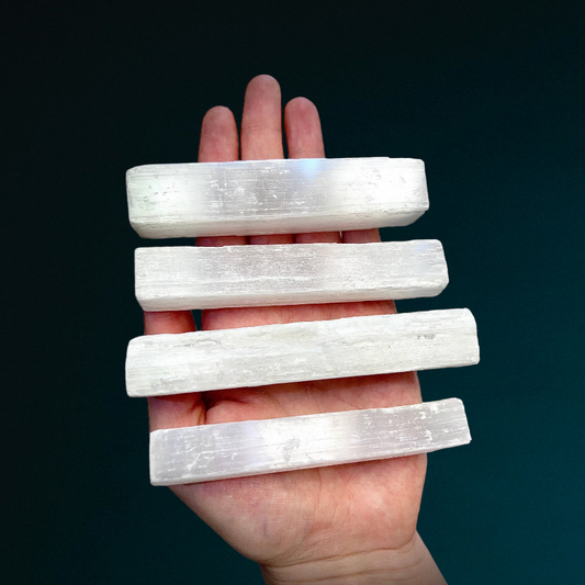 Selenite Crystal Wands (5 inch) from Morocco