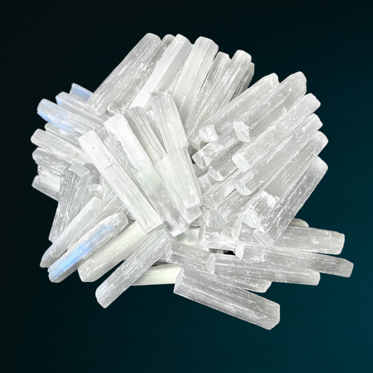 Selenite Crystal Wands (5 inch) from Morocco